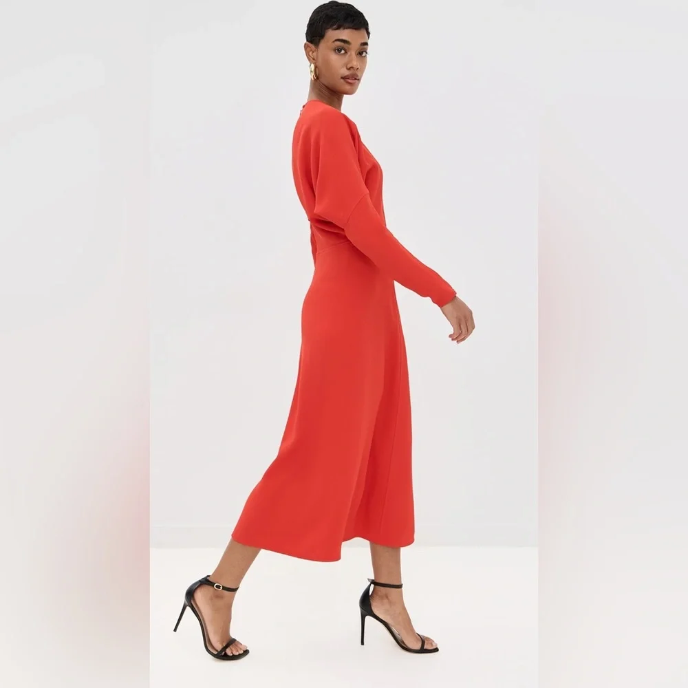 NWT Victoria Beckham Dolman Midi Dress Size 2 Msrp 1350 - Picture 3 of 13